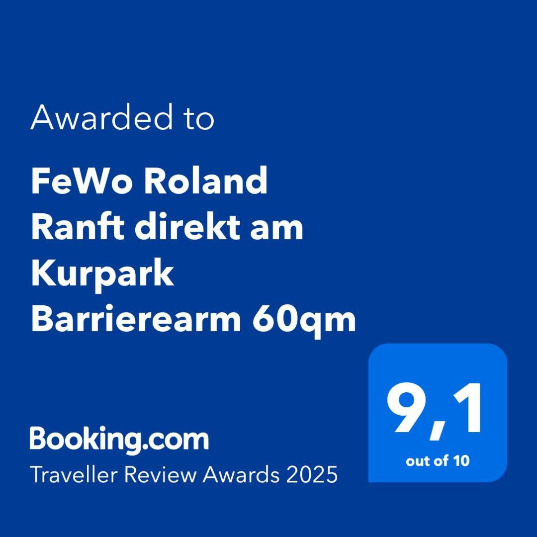 Fewo Roland Ranft Direkt Am Kurpark Barrierearm 60Qm Bad Elster Esterno foto